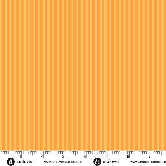 Simply Stripe - Cantaloupe - by Andover Fabrics