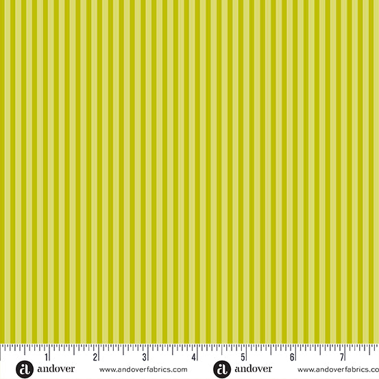 Simply Stripe - Chartreuse - by Andover Fabrics