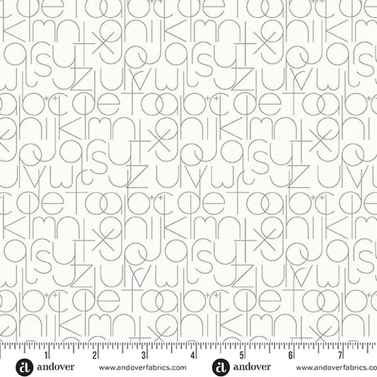 Sun Print Whisper - Enough in Pigeon - by Alison Glass with Andover Fabrics