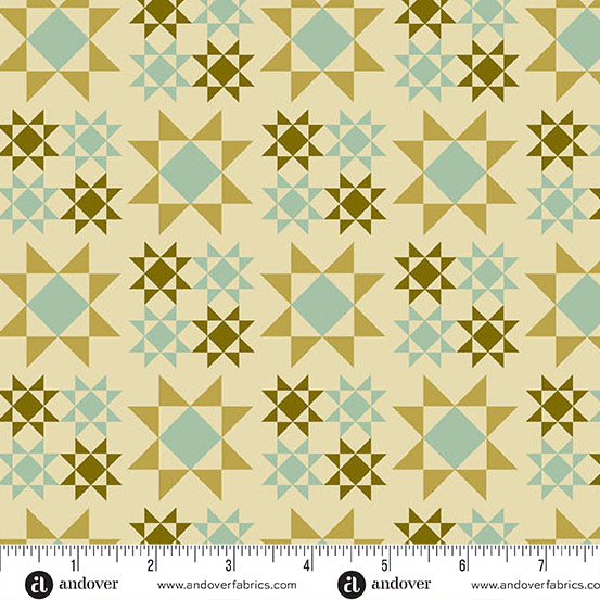 Meadow Walk - Spring Sawtooth Star PREORDER SHIPS FEBRUARY 2025 by Alexandra Bordallo with Andover Fabrics