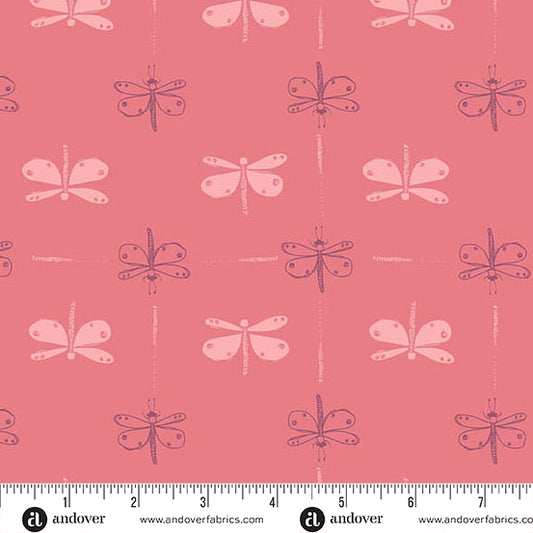 Meadow Walk - Petal Dragonfly Daze PREORDER SHIPS FEBRUARY 2025 by Alexandra Bordallo with Andover Fabrics