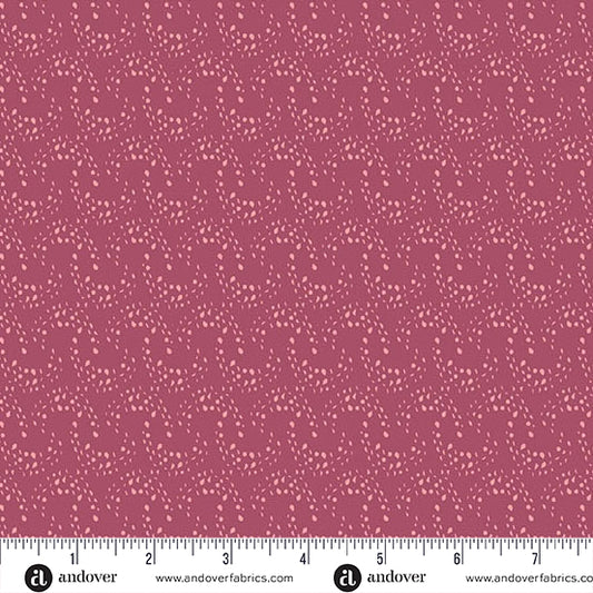 Meadow Walk - Raspberry Seedling PREORDER SHIPS FEBRUARY 2025 by Alexandra Bordallo with Andover Fabrics