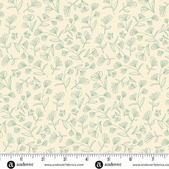 Meadow Walk - Spring Wild Freesia PREORDER SHIPS FEBRUARY 2025 by Alexandra Bordallo with Andover Fabrics