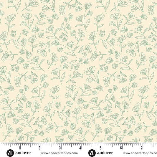 Meadow Walk - Spring Wild Freesia PREORDER SHIPS FEBRUARY 2025 by Alexandra Bordallo with Andover Fabrics