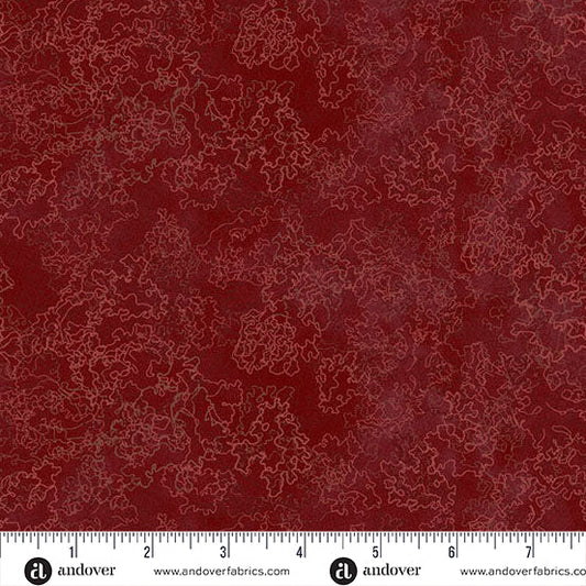 Heima - Aurora - Rhubarb (Half Yard Cut) - by GE Designs with Andover Fabrics