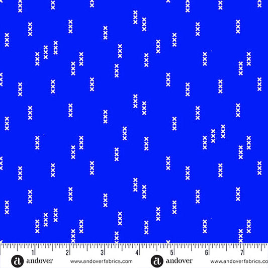 Amsterdam - Ams Cobalt - by Libs Elliott with Andover Fabrics