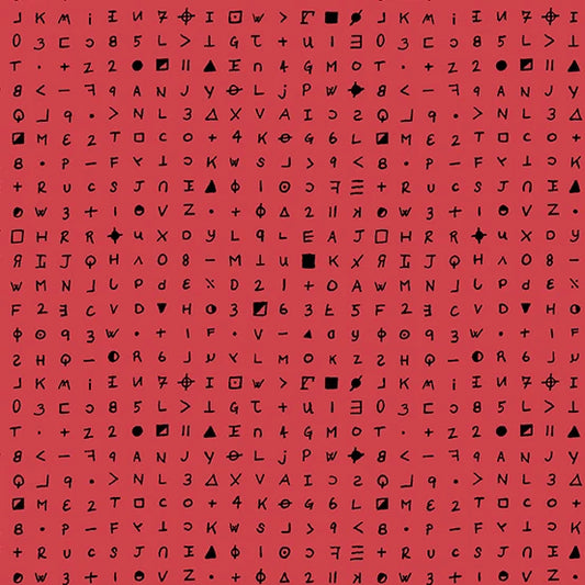 Sleuth - Cryptograph in Viscera - by Giucy Giuce with Andover Fabrics