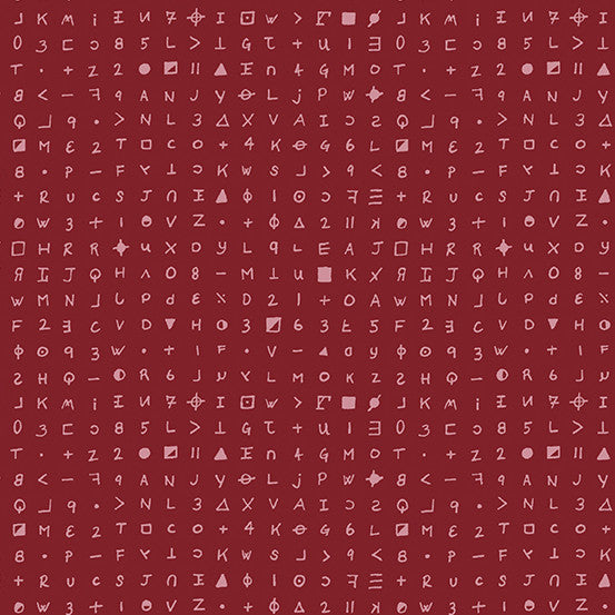 Fabric from the Basement - Cryptography in Coagulated - by Giucy Giuce with Andover Fabrics