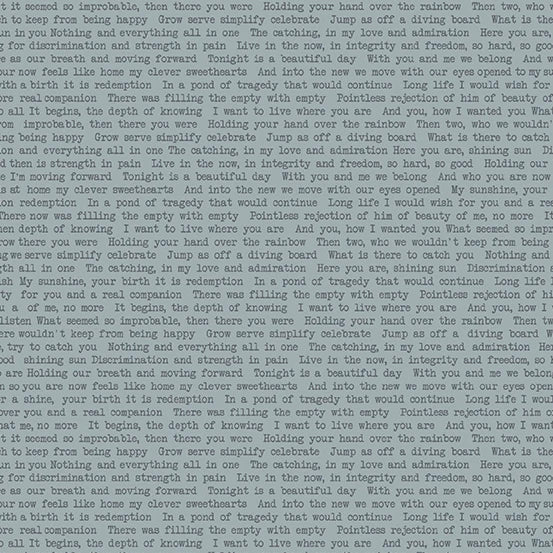 Sun Print 2022 - Text in Stone - by Alison Glass with Andover Fabrics