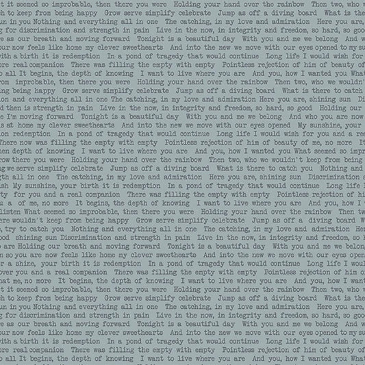 Sun Print 2022 - Text in Stone - by Alison Glass with Andover Fabrics