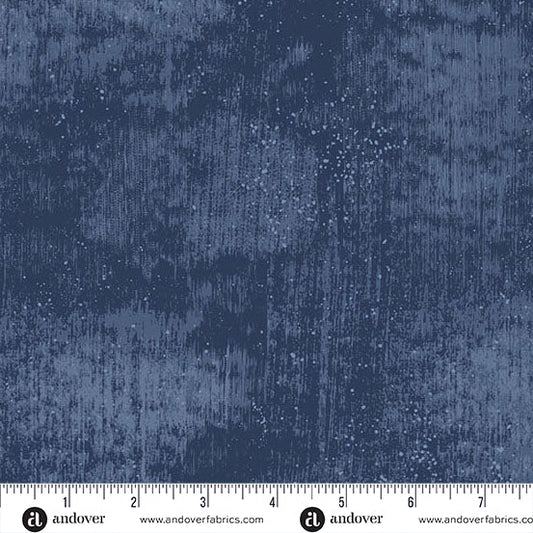 Glaze III - Denim - by Libs Elliott with Andover Fabrics (Half Yard Cut)