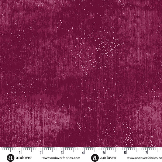 Glaze I - Maroon (Half Yard Cut) by Libs Elliott with Andover Fabrics