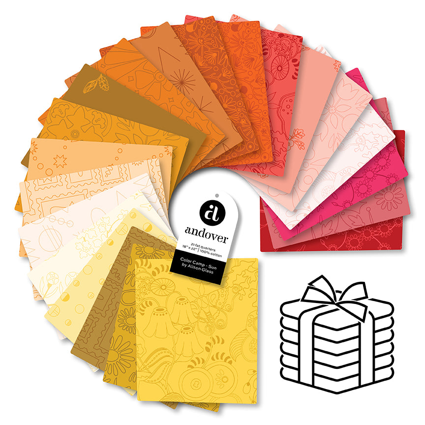 Color Camp - Sun - Bundles - by Alison Glass with Andover Fabrics