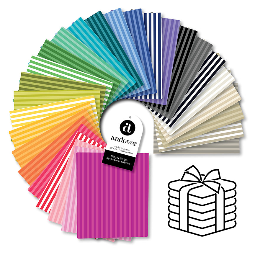 Simply Stripe Bundles - by Andover Fabrics