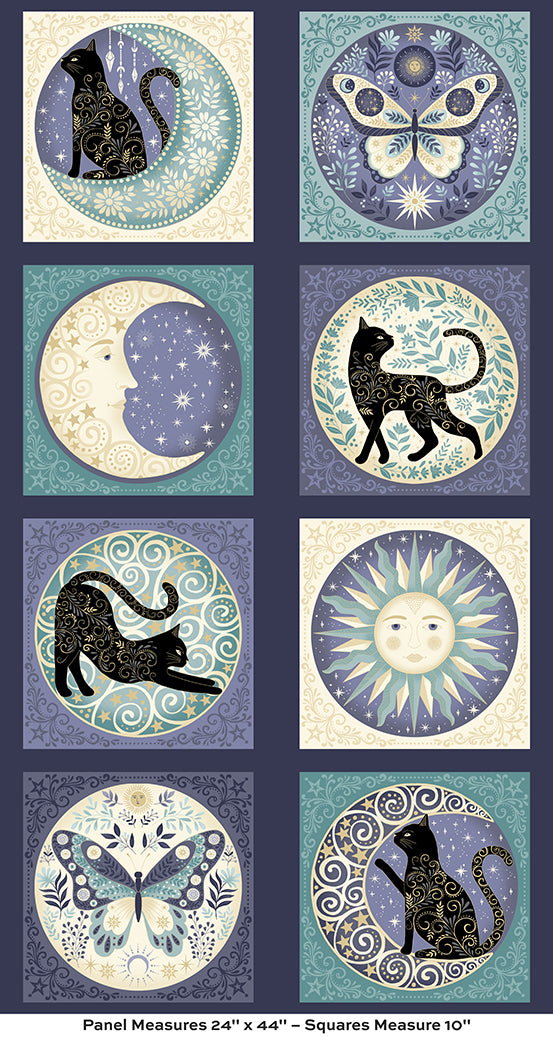 Charmed - Panel - by Makower UK with Andover Fabrics