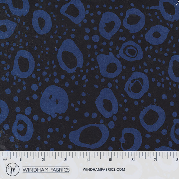 Moody Mod: Part 1 - Zen Garden in Mariana Trench - by Marcia Derse with Windham Fabrics