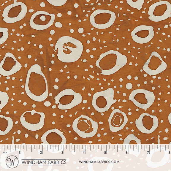 Moody Mod: Part 1 - Zen Garden in Nutmeg - by Marcia Derse with Windham Fabrics