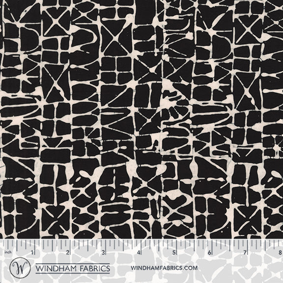 Moody Mod: Part 1 - Graphik Klee in Sunday Crossword - by Marcia Derse with Windham Fabrics