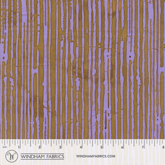 Overflow: Part 1 - Matchstick in Lavender Wind - by Marcia Derse with Windham Fabrics