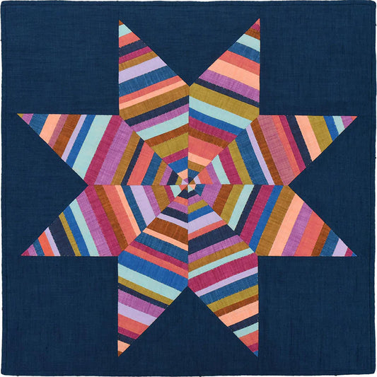 Handloom - String Star Quilt Kit - by Tara Faughnan with Windham Fabrics