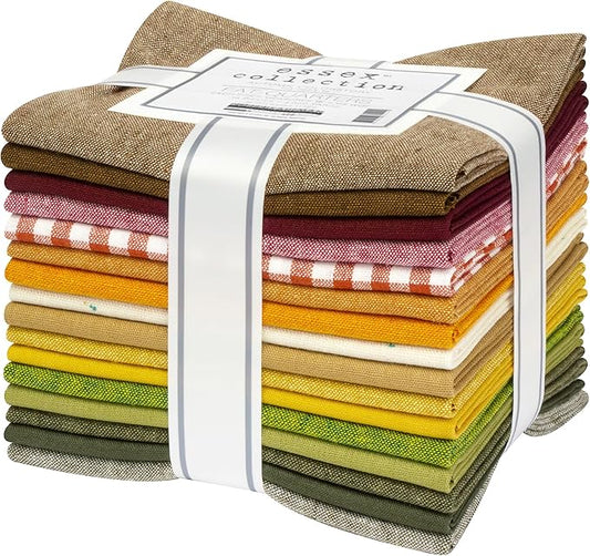 Essex Collection - Autumn Fat Quarter Bundle - by Robert Kaufman Fabrics