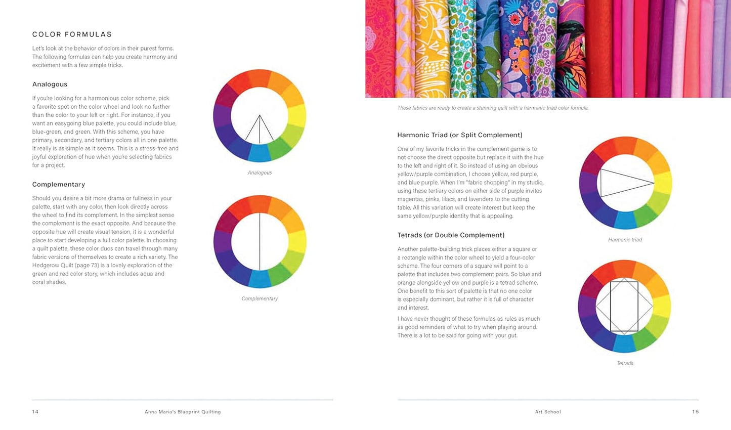 Anna Maria's Blueprint Quilting: Explore Color, Pattern, and Technique with 16 Joyful Projects