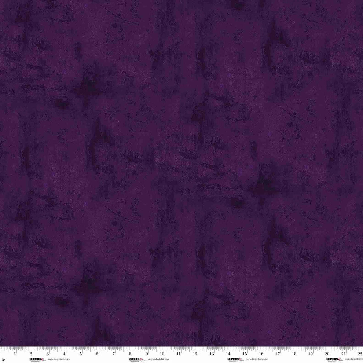 Surface Design - Eggplant - by Funny Girl with Studio E Fabrics