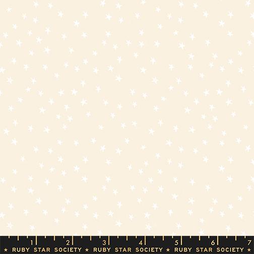 Starry - Mini - White on Natural - by Ruby Star Society with Moda Fabrics