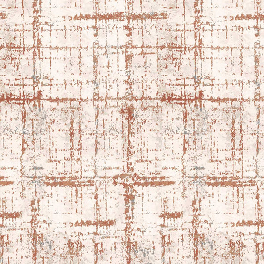 Scary Spice - Rough Plaid in Cream - by Funny Girl with Studio E Fabrics