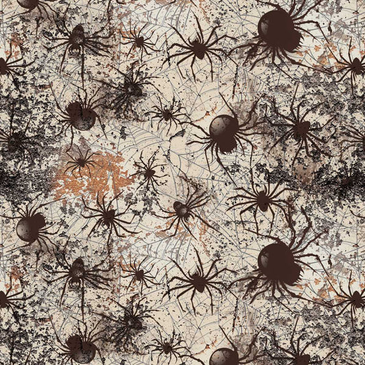 Scary Spice - Spiders - by Funny Girl with Studio E Fabrics