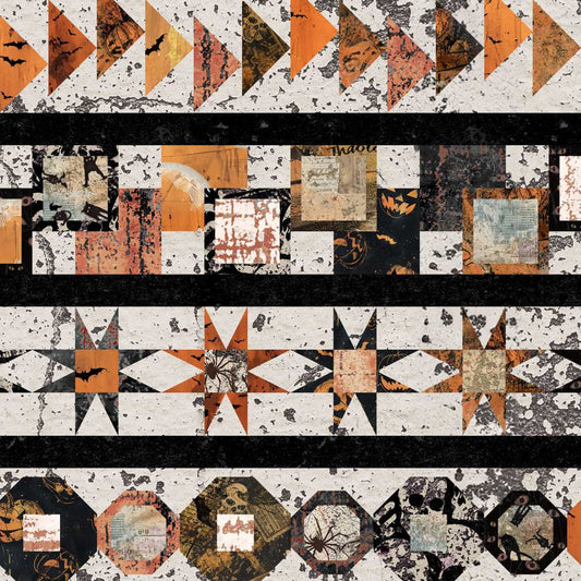 Scary Spice - Quilt Block Border - by Funny Girl with Studio E Fabrics