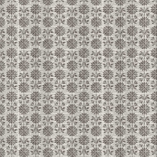 Kindly, Yours - Stem Flower in Medium Taupe - by Diane Kappa with Studio E Fabrics
