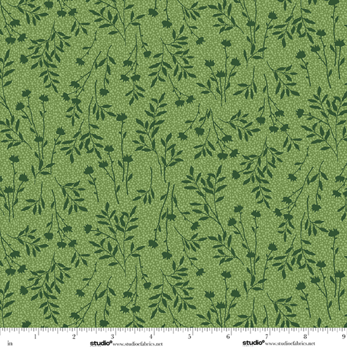 Bar Harbor - Wildflower in Spring Green - by Chelsea DesignWorks with Studio E Fabrics