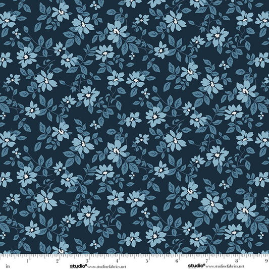 Bar Harbor - Small Floral Toss - by Chelsea DesignWorks with Studio E Fabrics