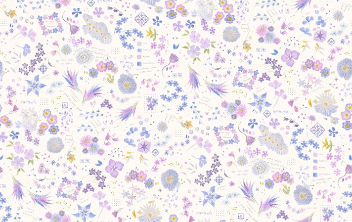 Delphinium Fat Quarter Bundle - by Janet Clare with Moda Fabrics