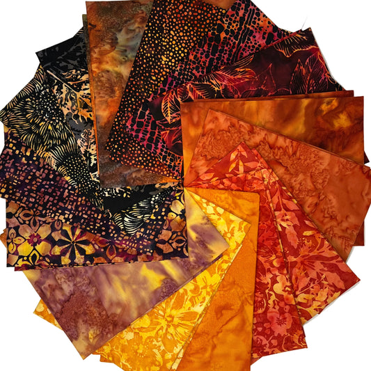 Ember Glow – Bali Batiks Bundle