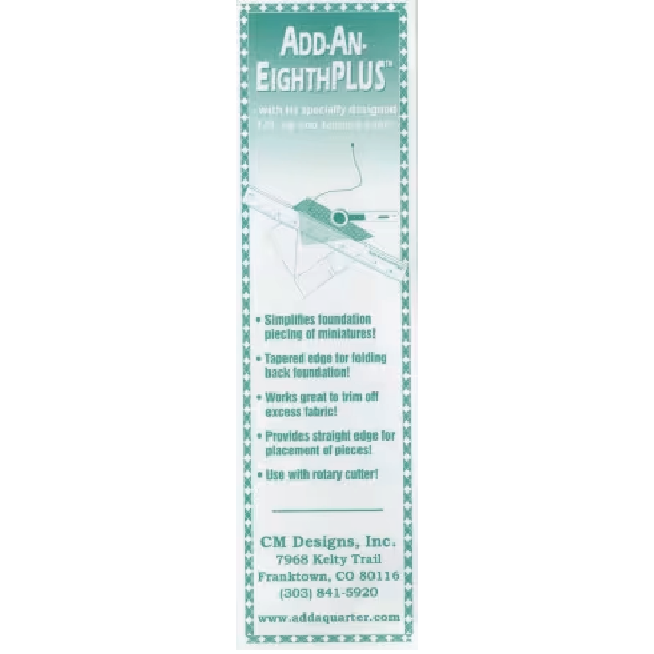 Add an Eighth Plus- 9 Inch Ruler