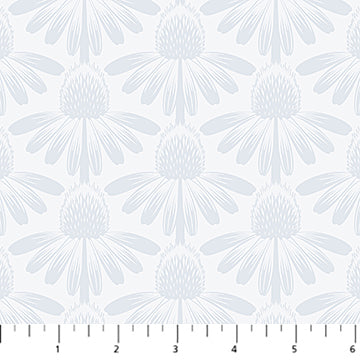 Indelible: Soft - Coneflower | Cloud (Half Yard Cut) - by Anna Maria Textiles