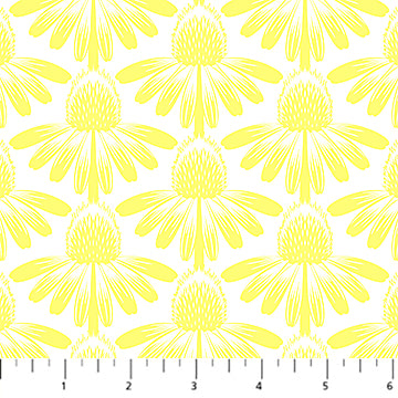 Indelible: Soft - Coneflower | Sun (Half Yard Cut) - by Anna Maria Textiles
