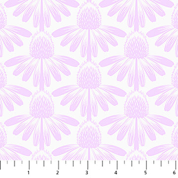 Indelible: Soft - Coneflower | Lilac (Half Yard Cut) - by Anna Maria Textiles
