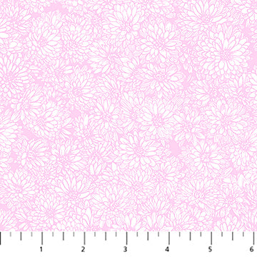Indelible: Soft - Mums | Puckerup (Half Yard Cut) - by Anna Maria Textiles