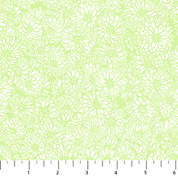 Indelible: Soft - Mums | Spring (Half Yard Cut) - by Anna Maria Textiles