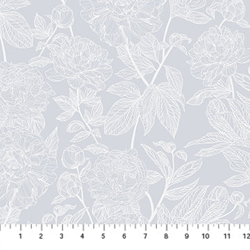 Indelible: Soft - Peony | Wing (Half Yard Cut) - by Anna Maria Textiles