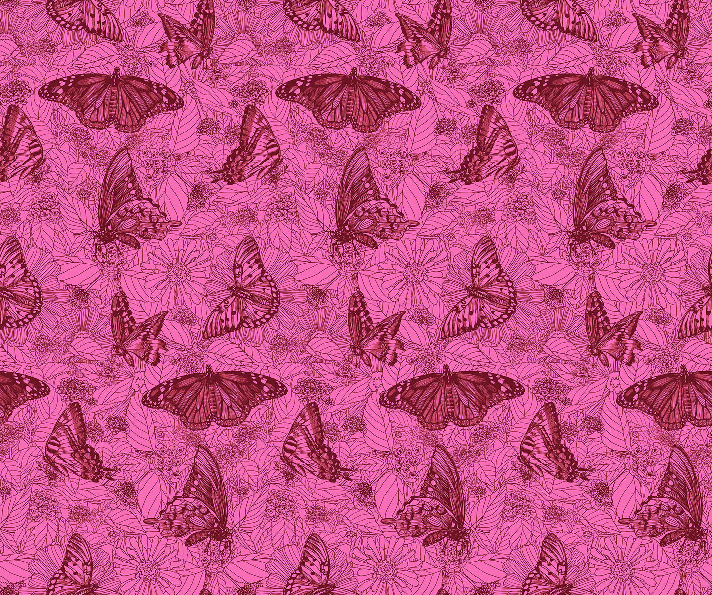 Indelible Ink - Winging It in Candy - by Anna Maria Textiles