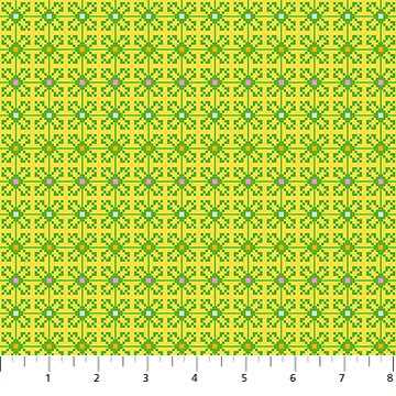 Heiress - Jeweled in Garden - by Anna Maria Textiles with Northcott Fabrics