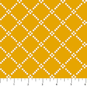 Little Heiress - Applesauce in Marigold - by Anna Maria Textiles with Northcott Fabrics