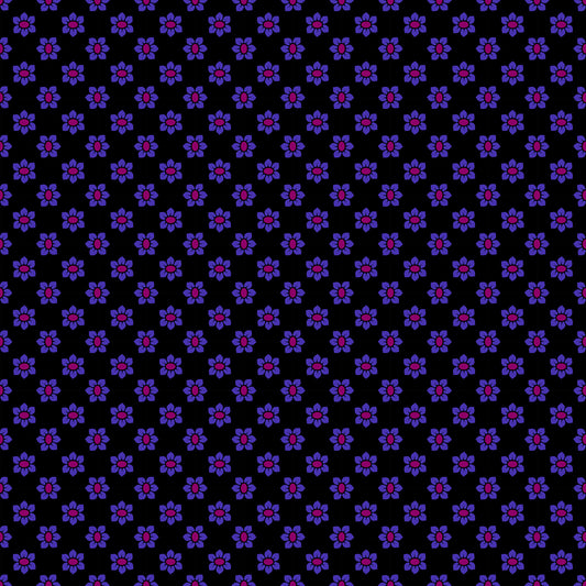 Allegory - Stamped in Midnight - by Anna Maria Textiles with Northcott Fabrics