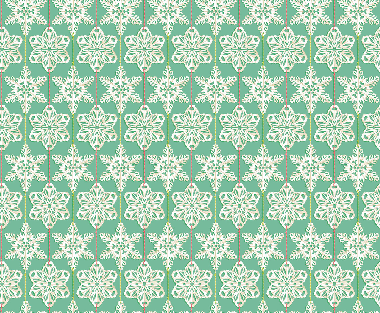 Cozy Christmas - Paperflakes in Country - by Anna Maria Textiles with Northcott Fabrics