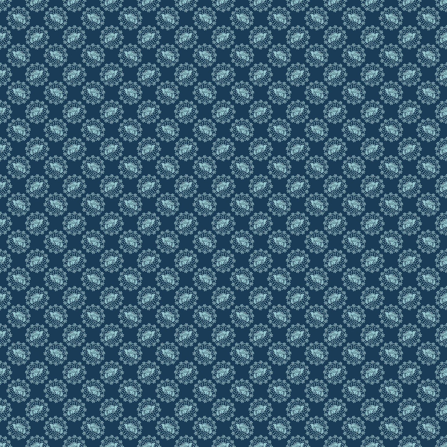 Cozy Christmas - Peaceful in Solstice - by Anna Maria Textiles with Northcott Fabrics