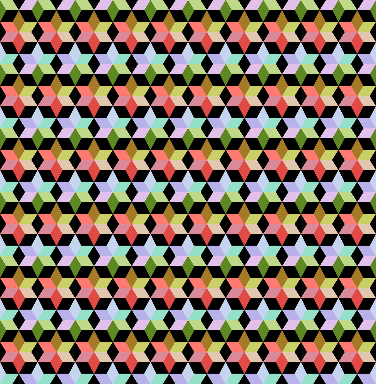 Cozy Christmas - Starlight in Attic - by Anna Maria Textiles with Northcott Fabrics